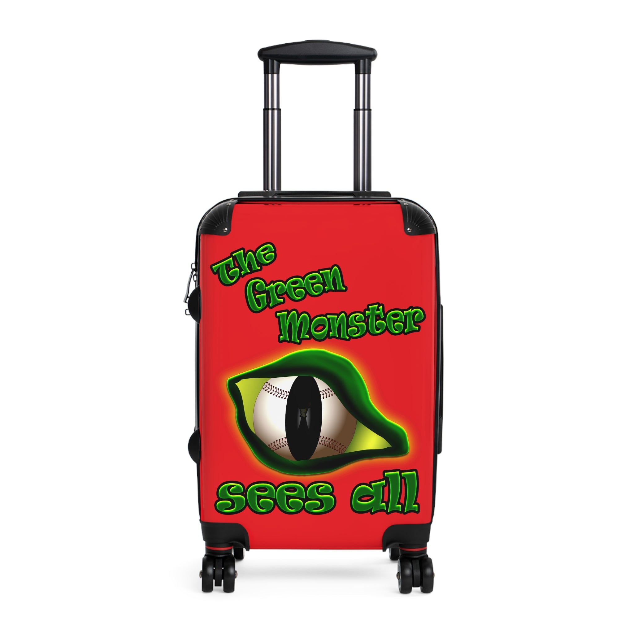 green monster - Suitcase (red)