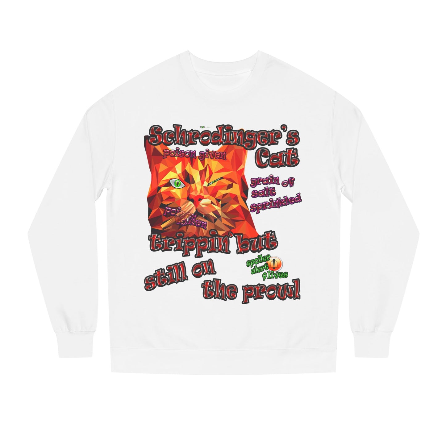 schrodinger's cat - Unisex Crew Neck Sweatshirt