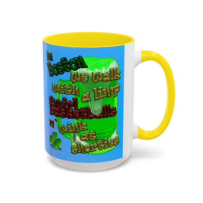 celtics logo - Accent Mug (light blue-purple wave)