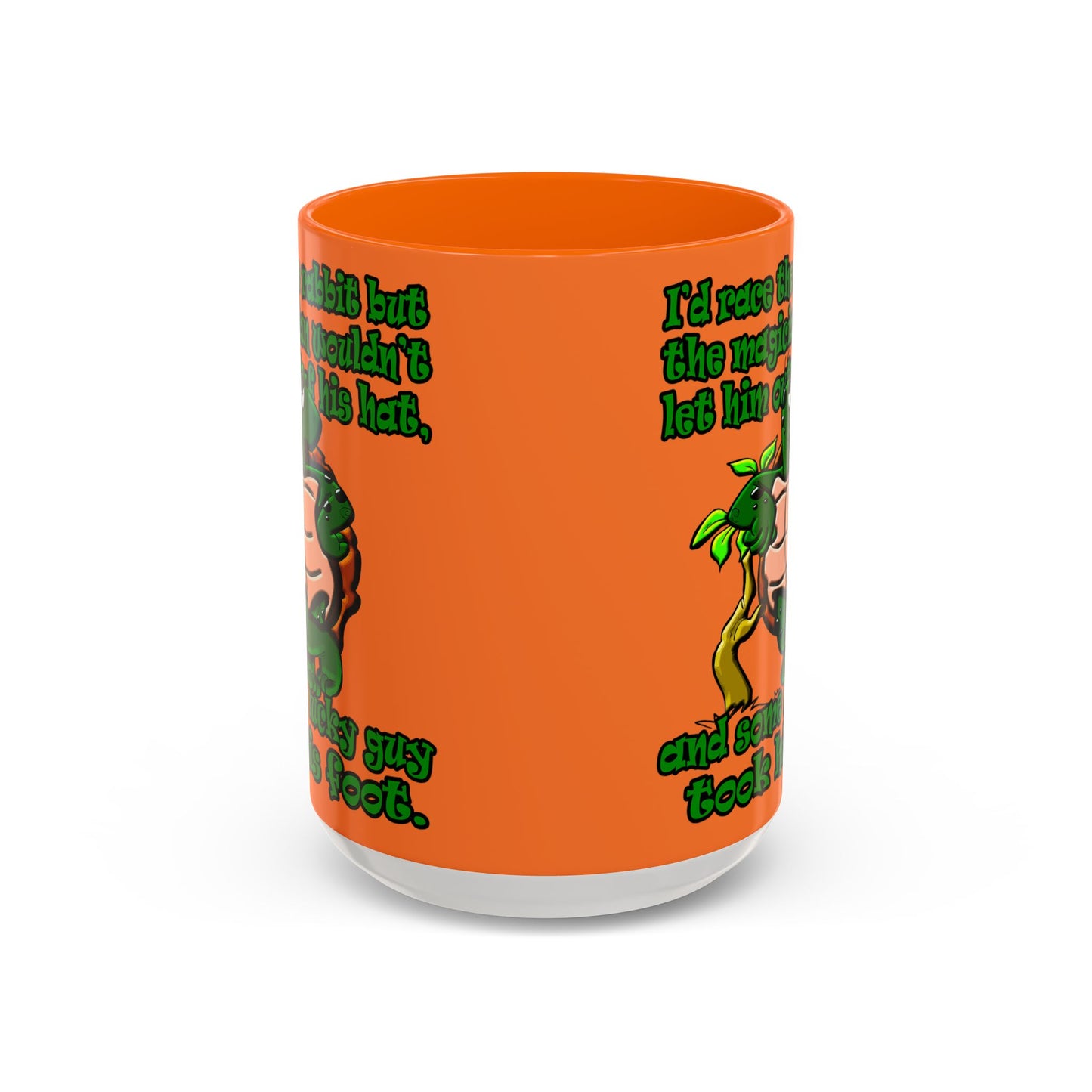 turtle race - Accent Mug (crusta)