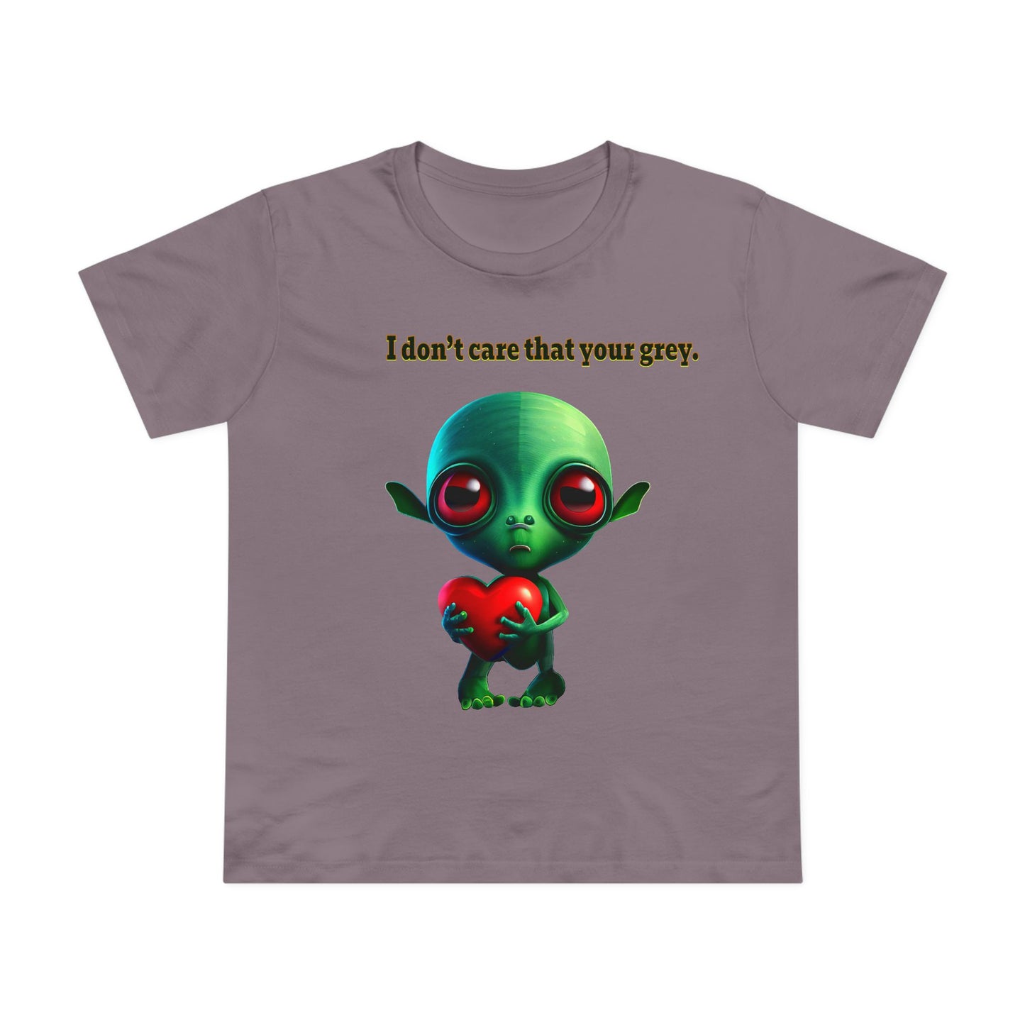 I don't care that your grey - Women’s Maple Tee