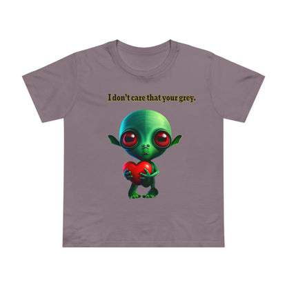 I don't care that your grey - Women’s Maple Tee