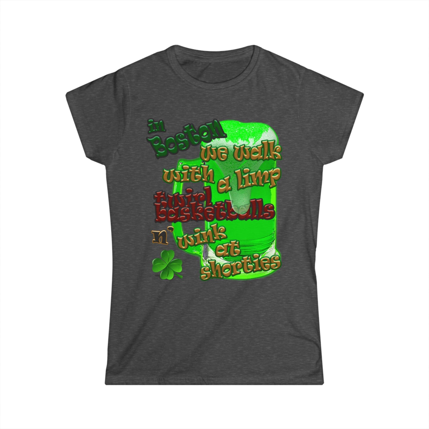 celtics logo - Women's Softstyle Tee
