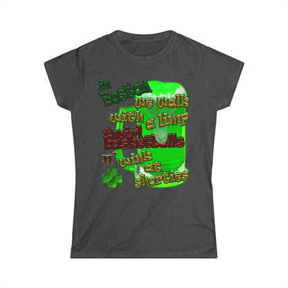 celtics logo - Women's Softstyle Tee