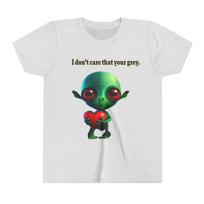 I don't care that your grey - Youth Short Sleeve Tee