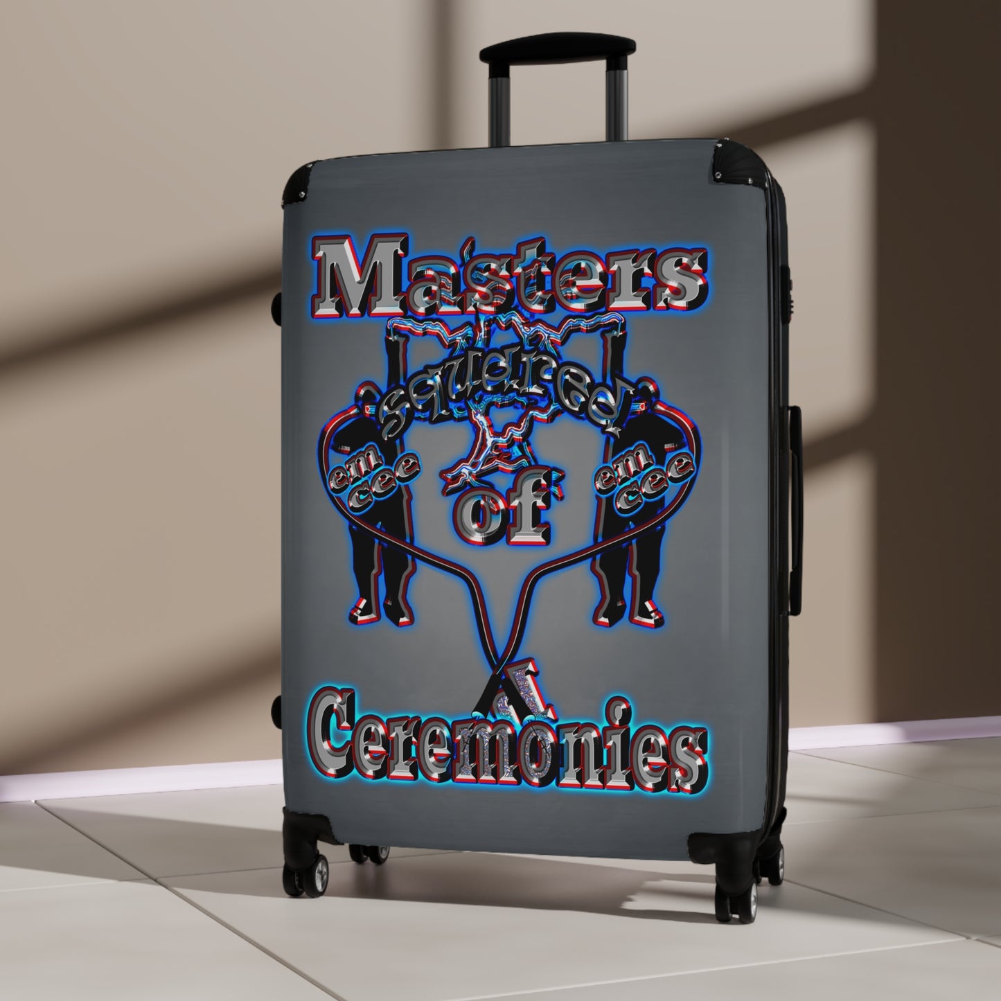 em cee squared - Suitcase (grey-light grey)