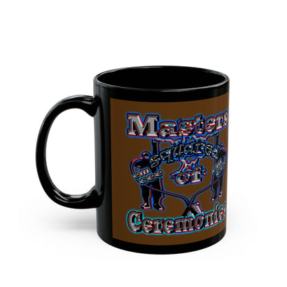em cee squared - Black Mug (brown)
