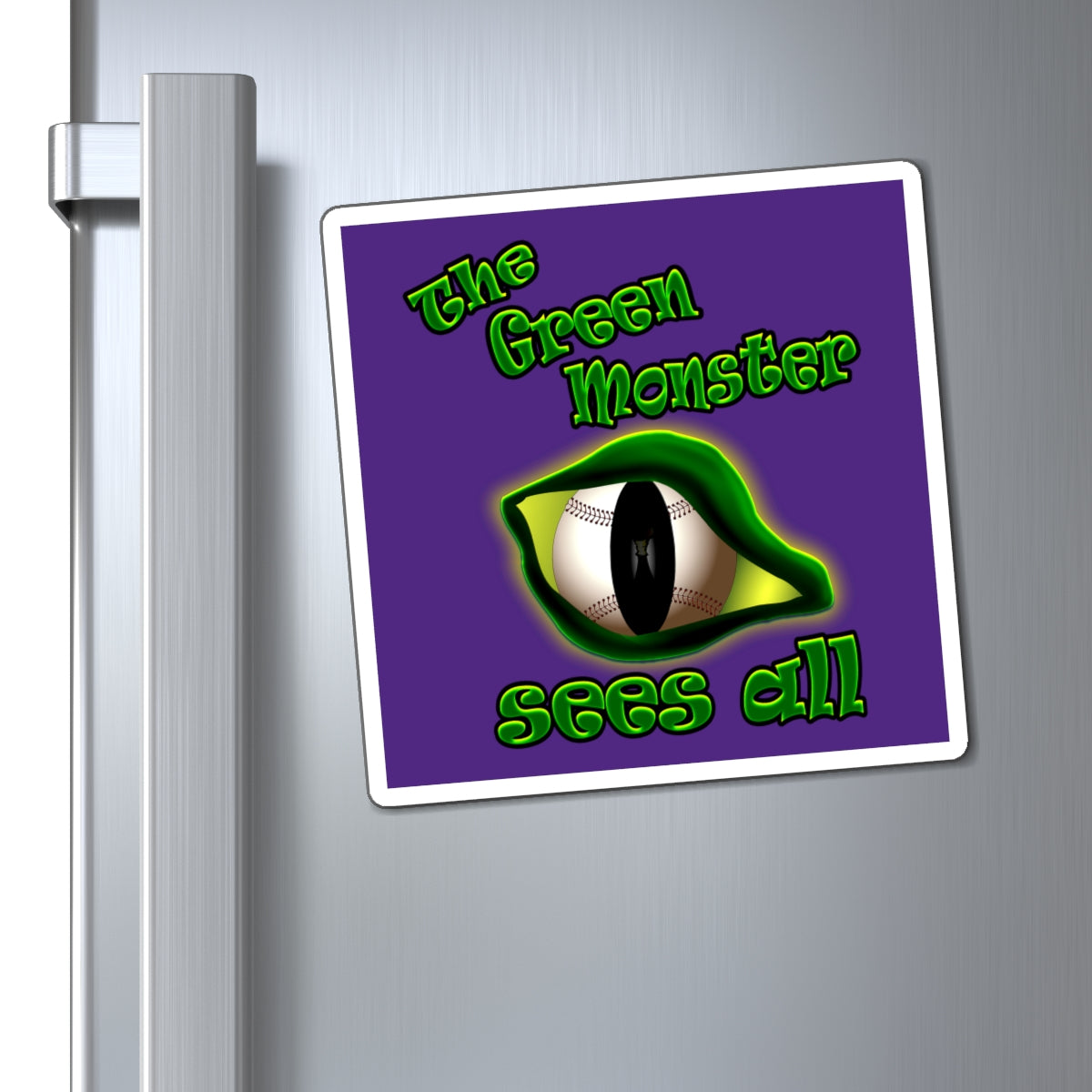 green monster - Magnets - (purple)