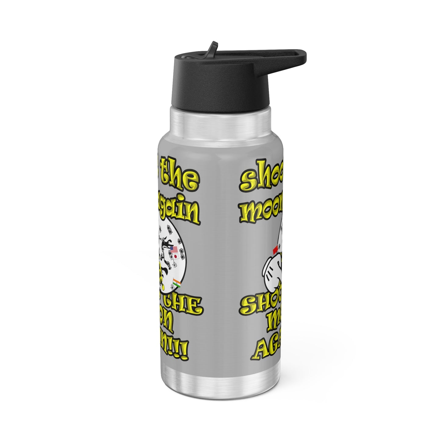 shoot the moon again - Gator Tumbler, 32oz (light grey)