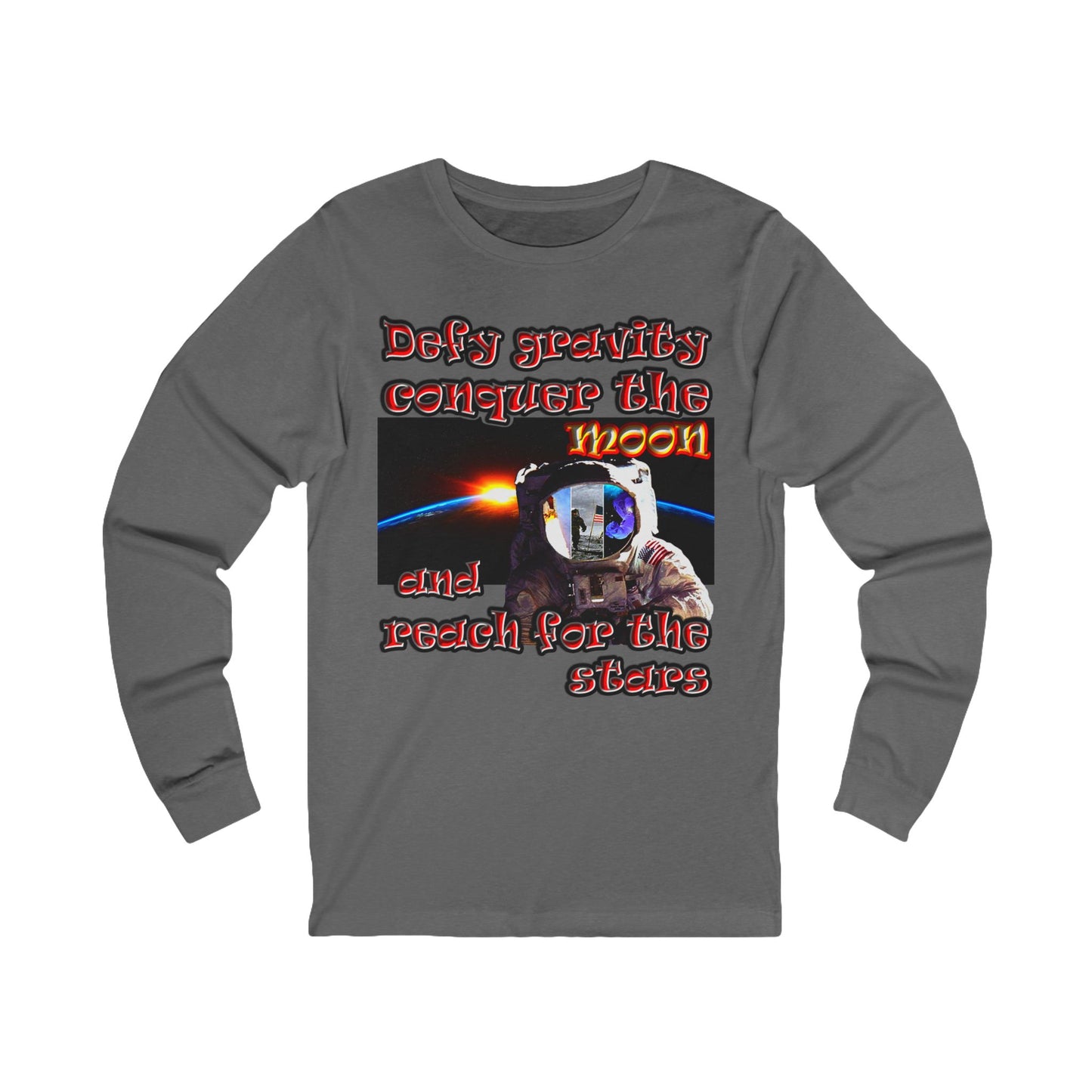 defy conquer reach - Unisex Jersey Long Sleeve Tee