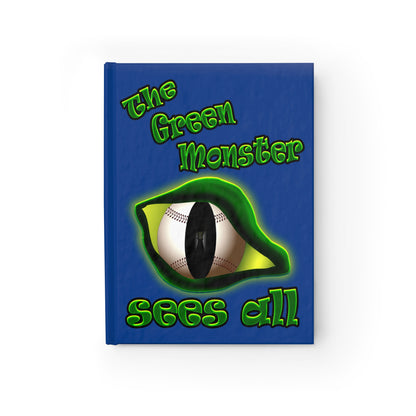 green monster - journal-lined (dark blue)