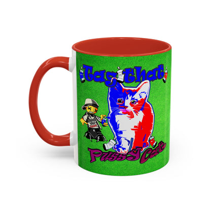 tag that - Accent Mug (green turf)