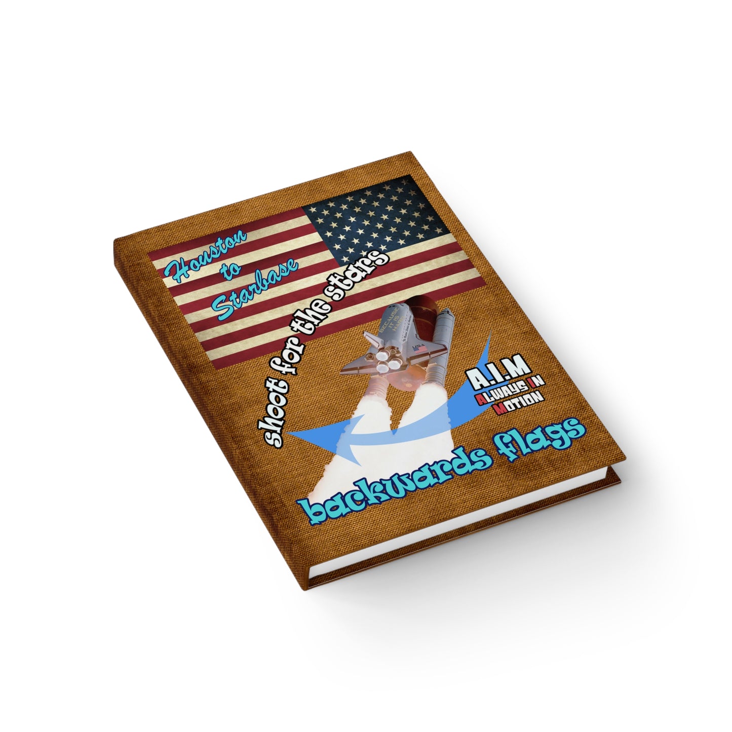 shoot for the stars - journal-lined (brown papyrus)