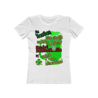 celtics logo - Women's The Boyfriend Tee
