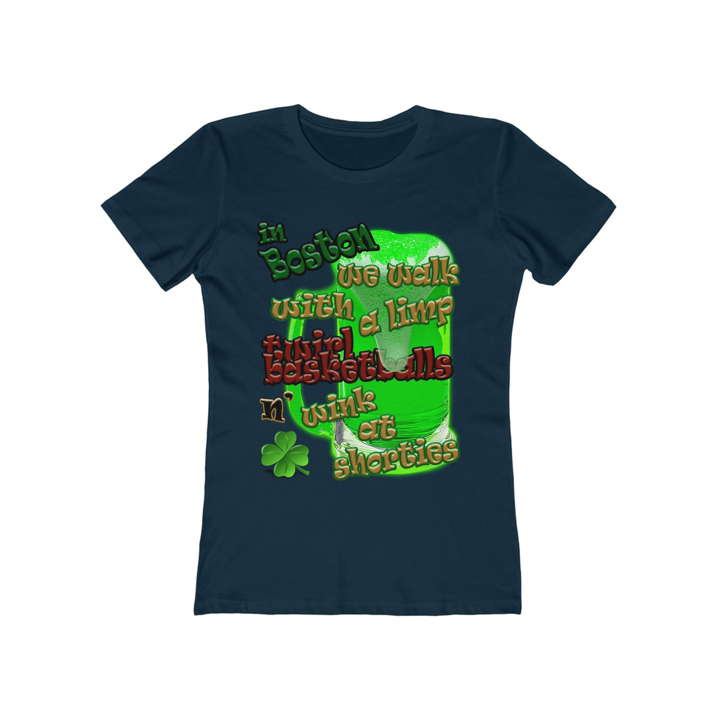 celtics logo - Women's The Boyfriend Tee