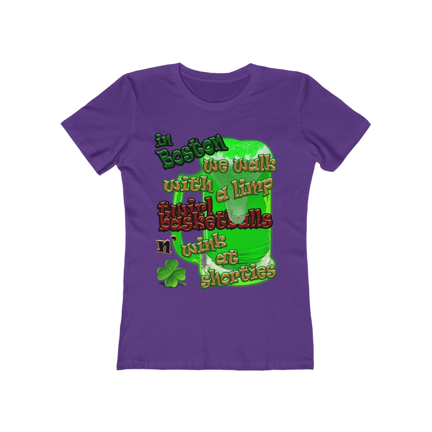 celtics logo - Women's The Boyfriend Tee