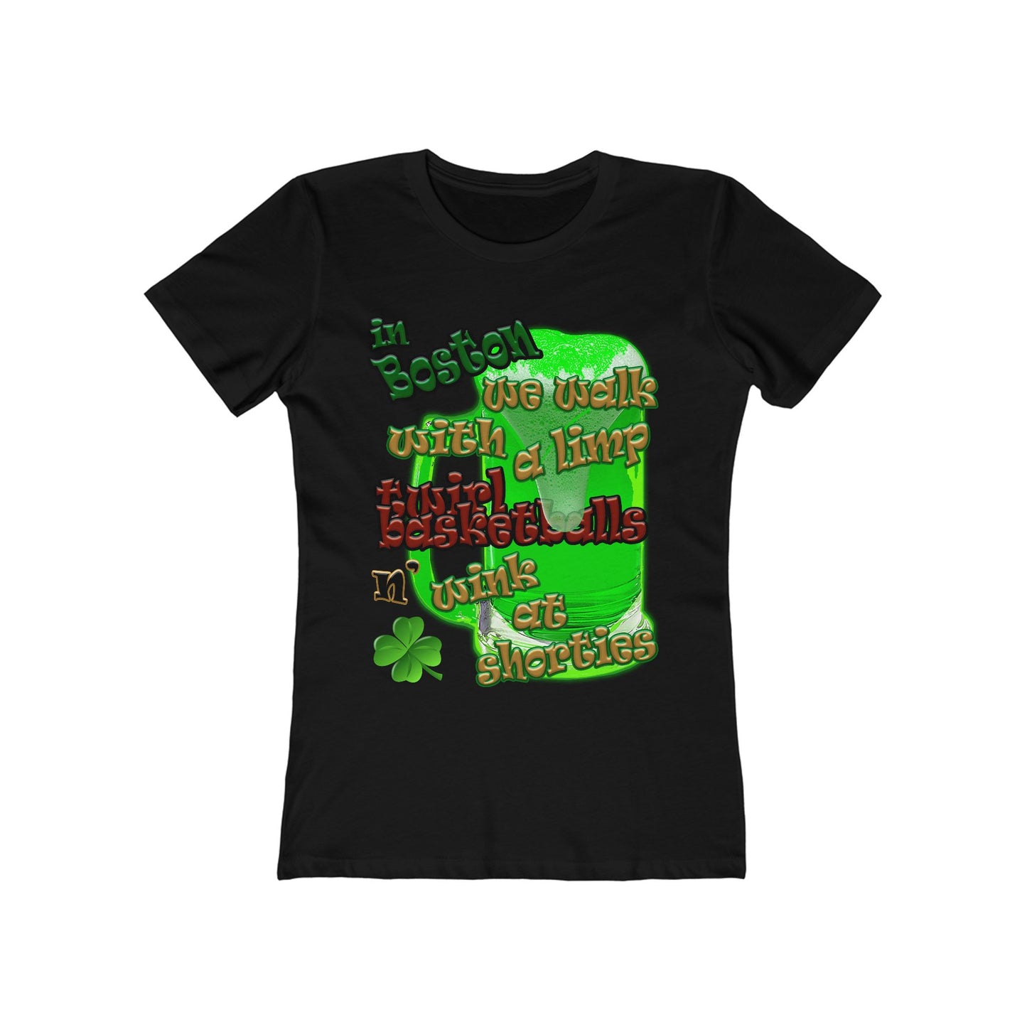 celtics logo - Women's The Boyfriend Tee