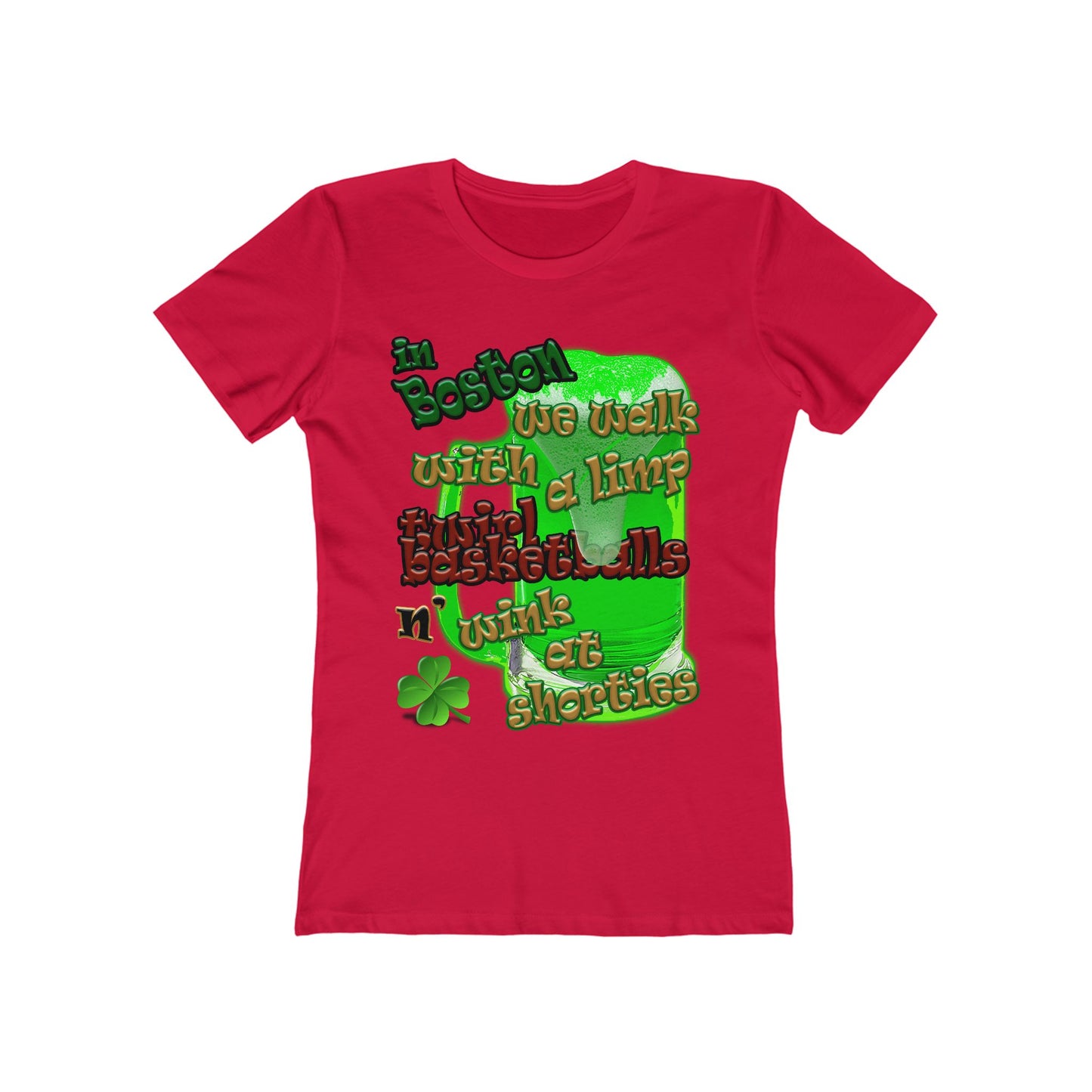 celtics logo - Women's The Boyfriend Tee