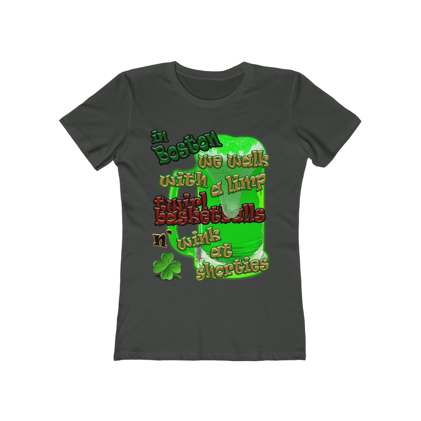 celtics logo - Women's The Boyfriend Tee