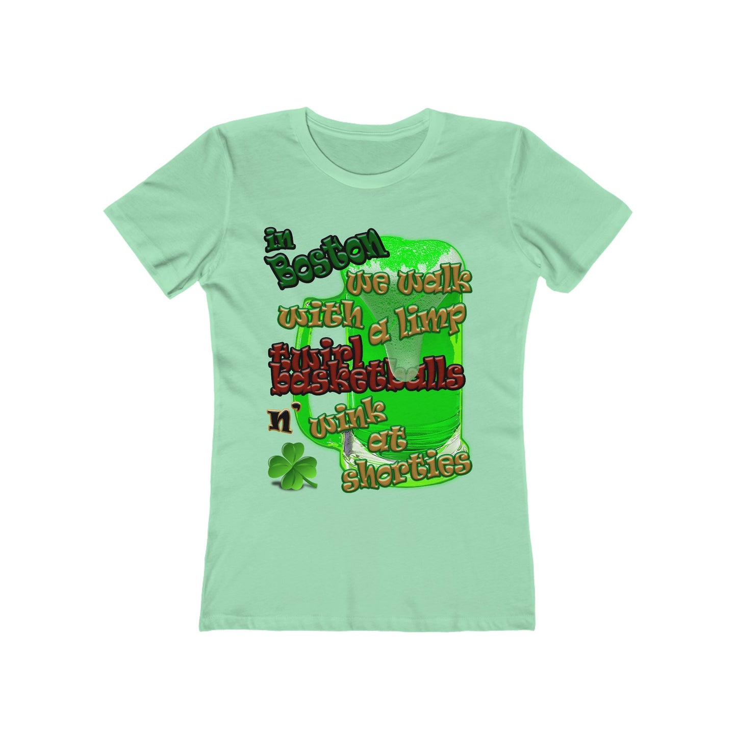 celtics logo - Women's The Boyfriend Tee