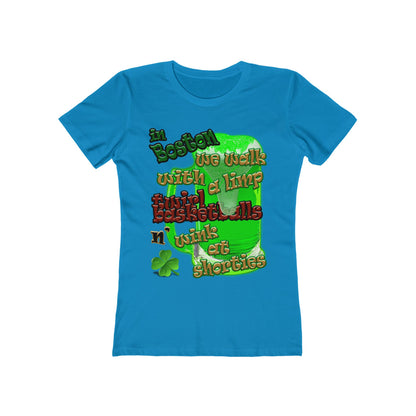 celtics logo - Women's The Boyfriend Tee