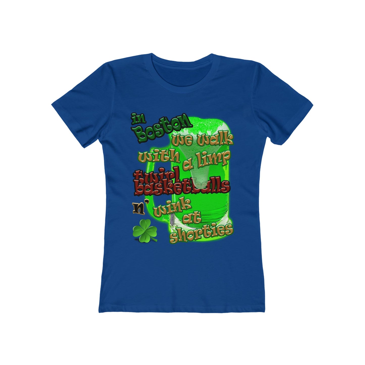celtics logo - Women's The Boyfriend Tee