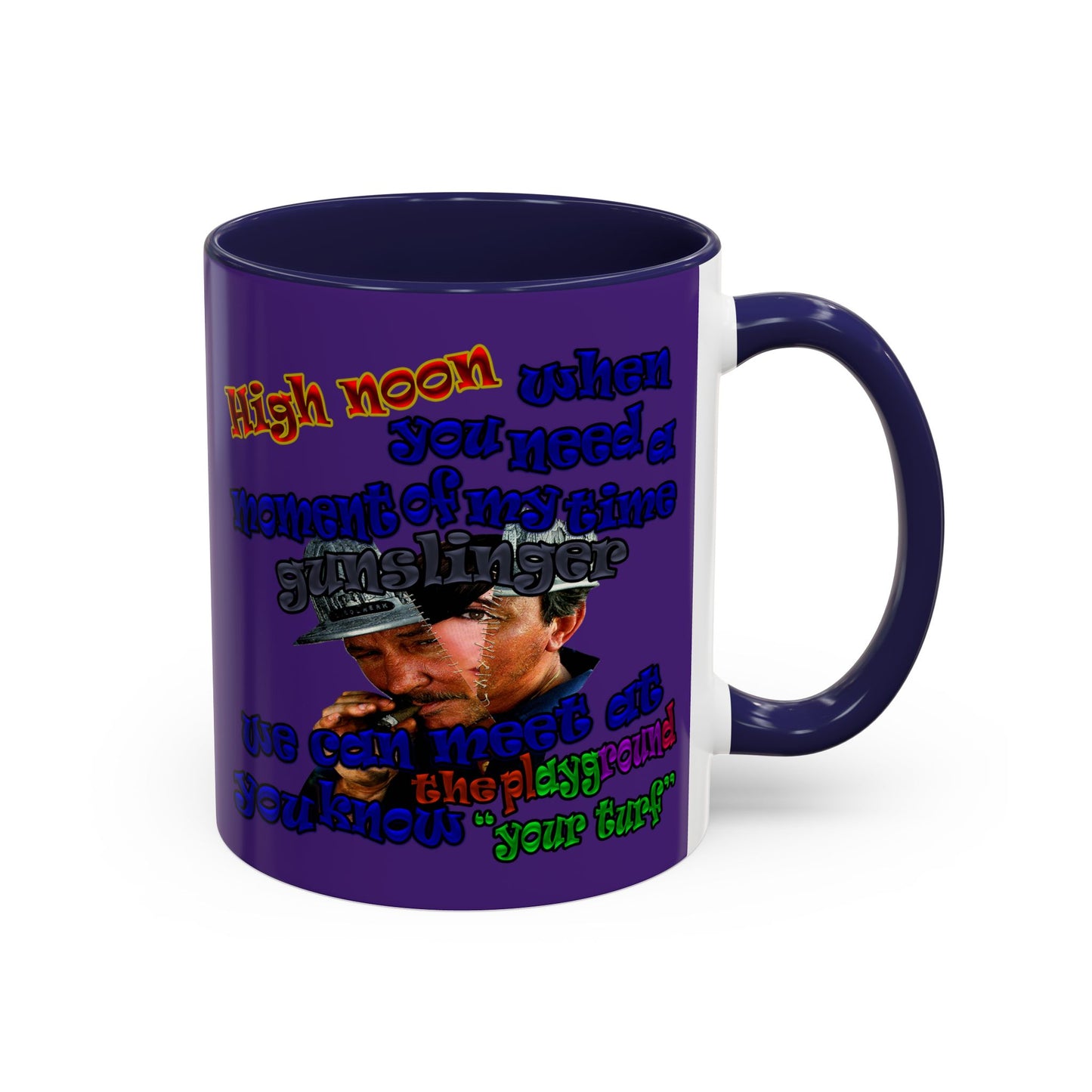 high noon - Accent Mug (purple)
