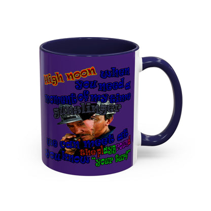 high noon - Accent Mug (purple)