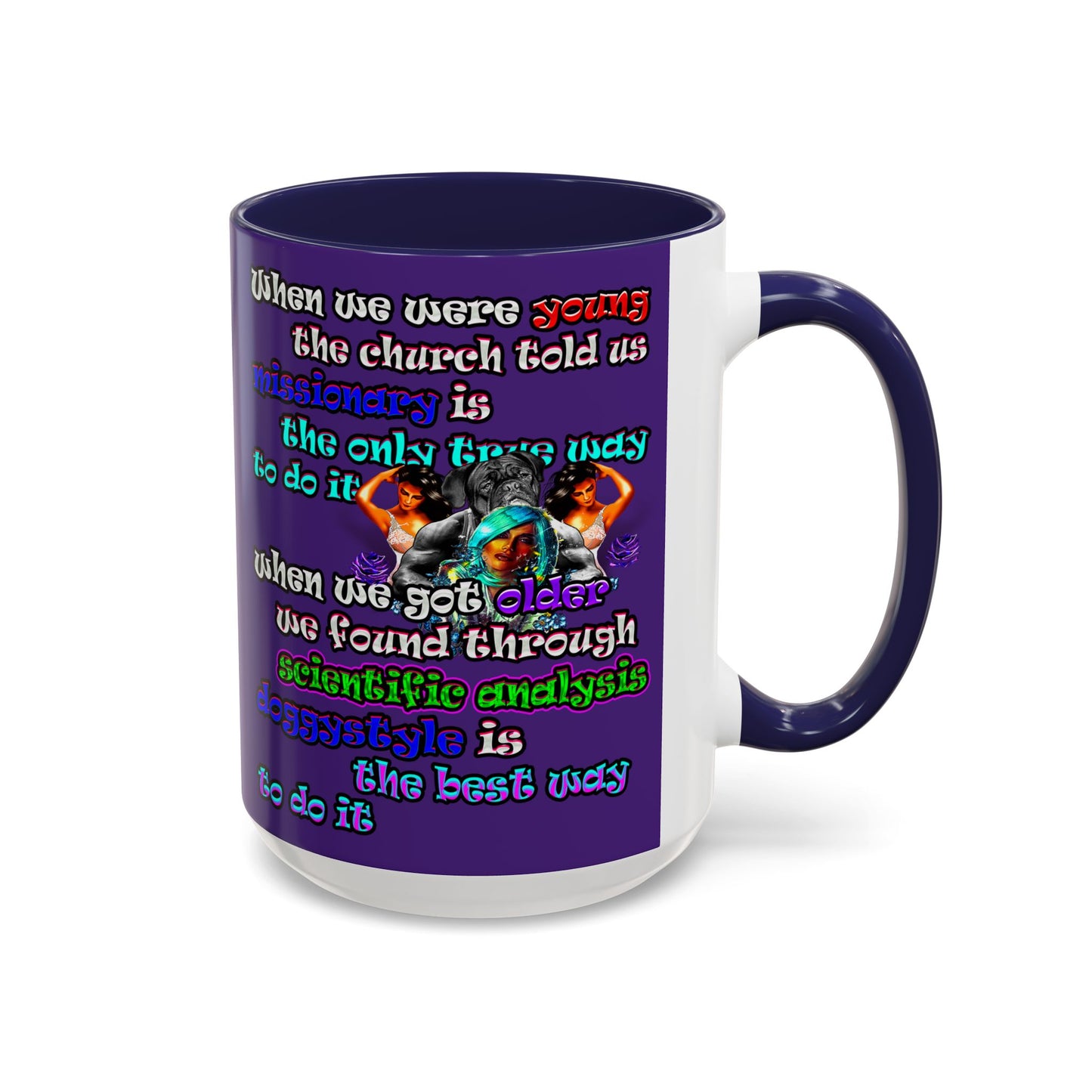 doggystyle - Accent Mug (purple)