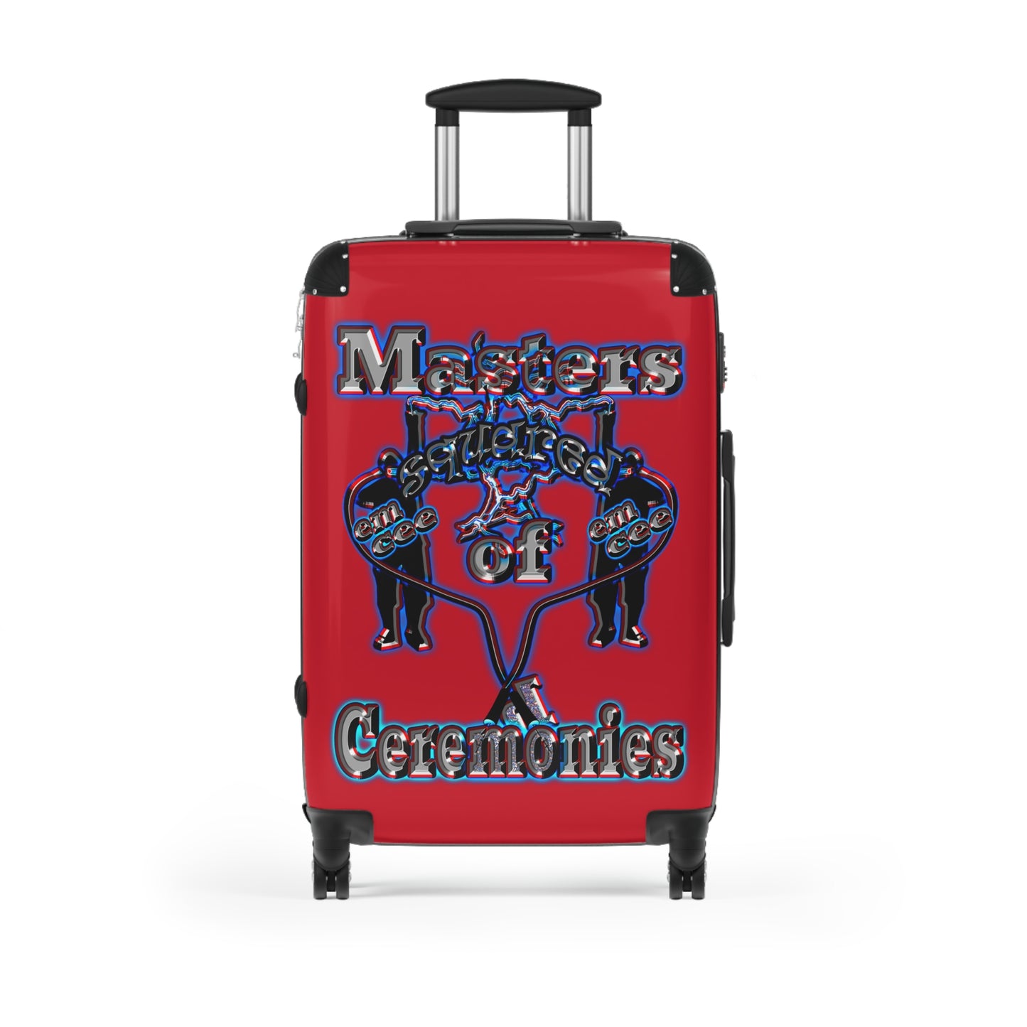 em cee squared - Suitcase (dark red)