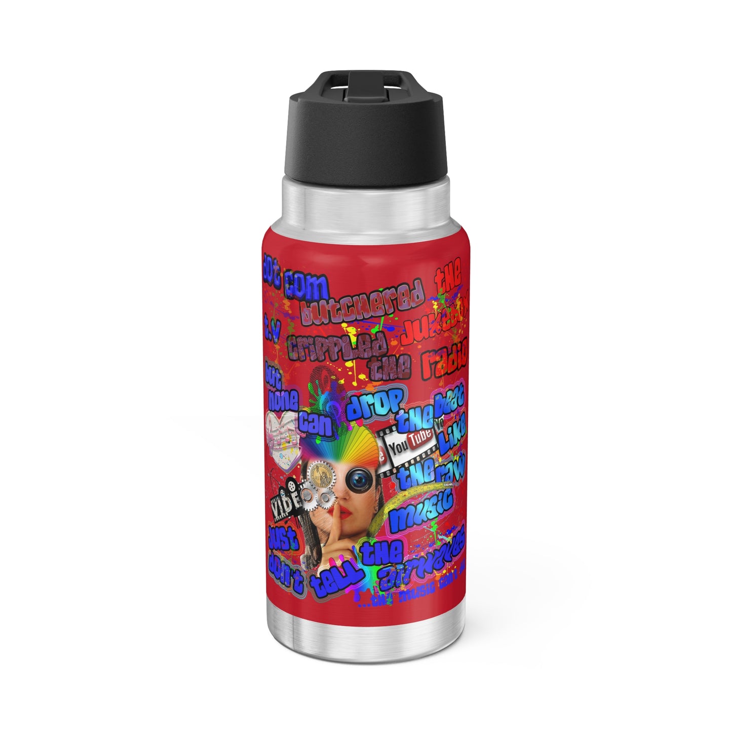 drop the beat - Gator Tumbler, 32oz (dark red)