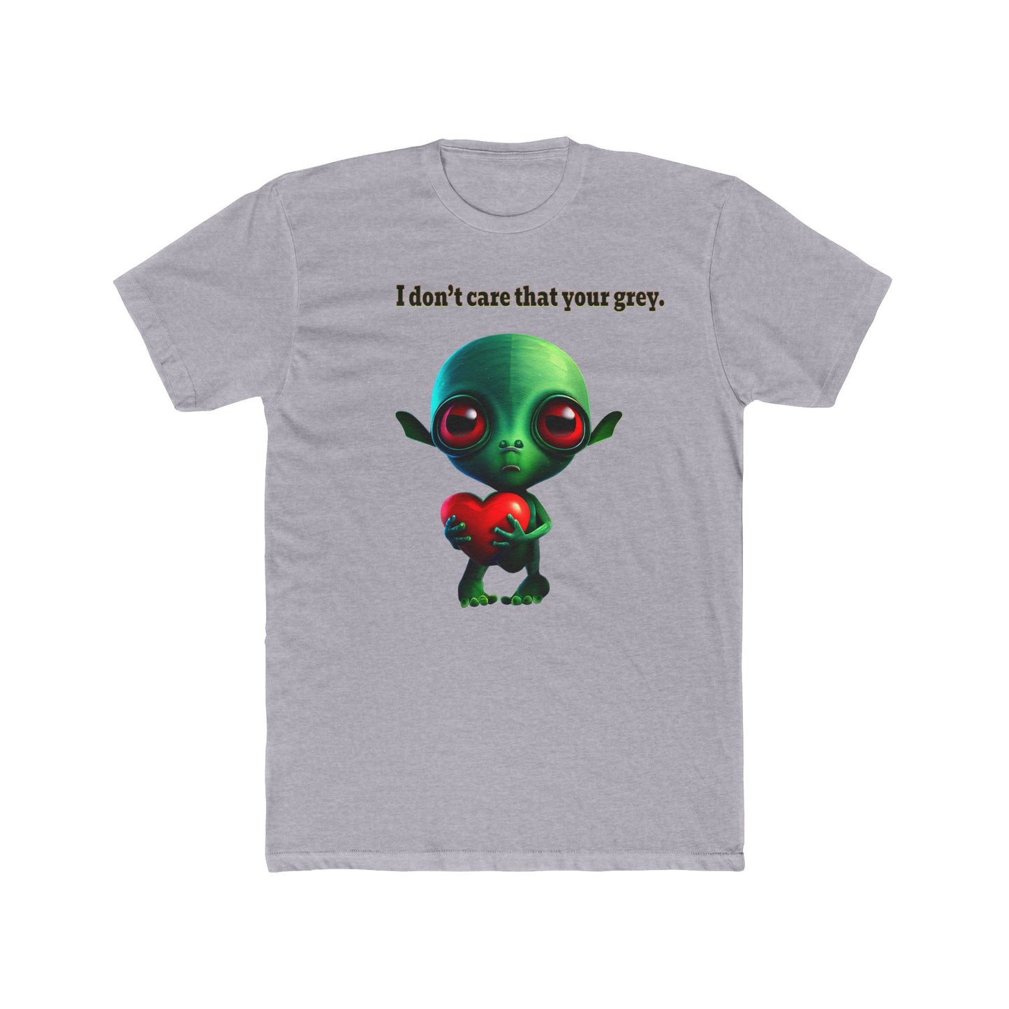 I don't care that your grey - Men's Cotton Crew Tee