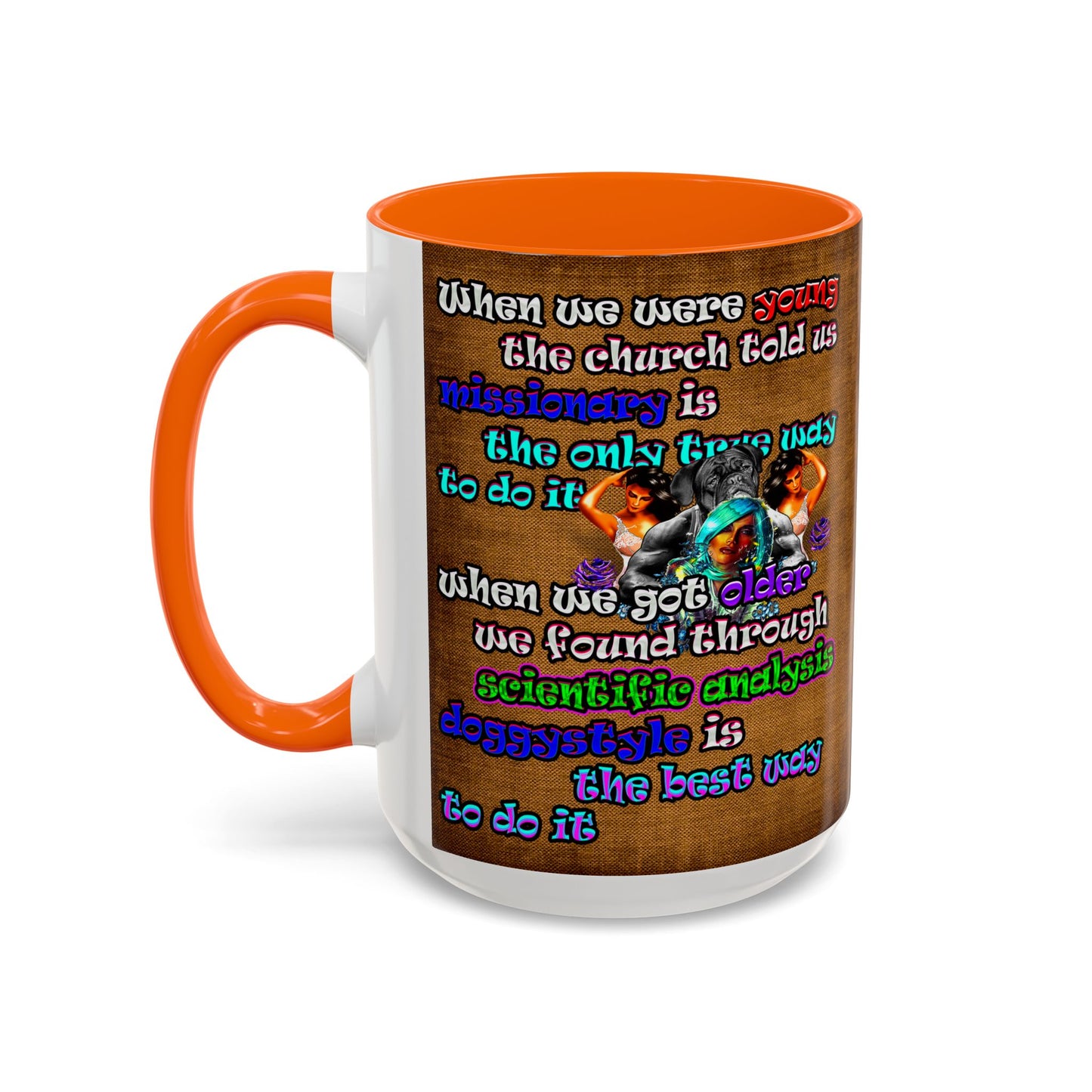 doggystyle - Accent Mug (brown papyrus)