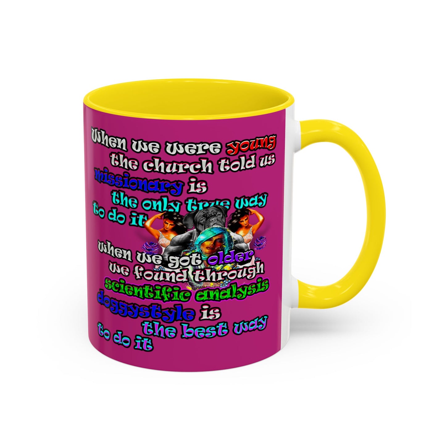 doggystyle - Accent Mug (pink)