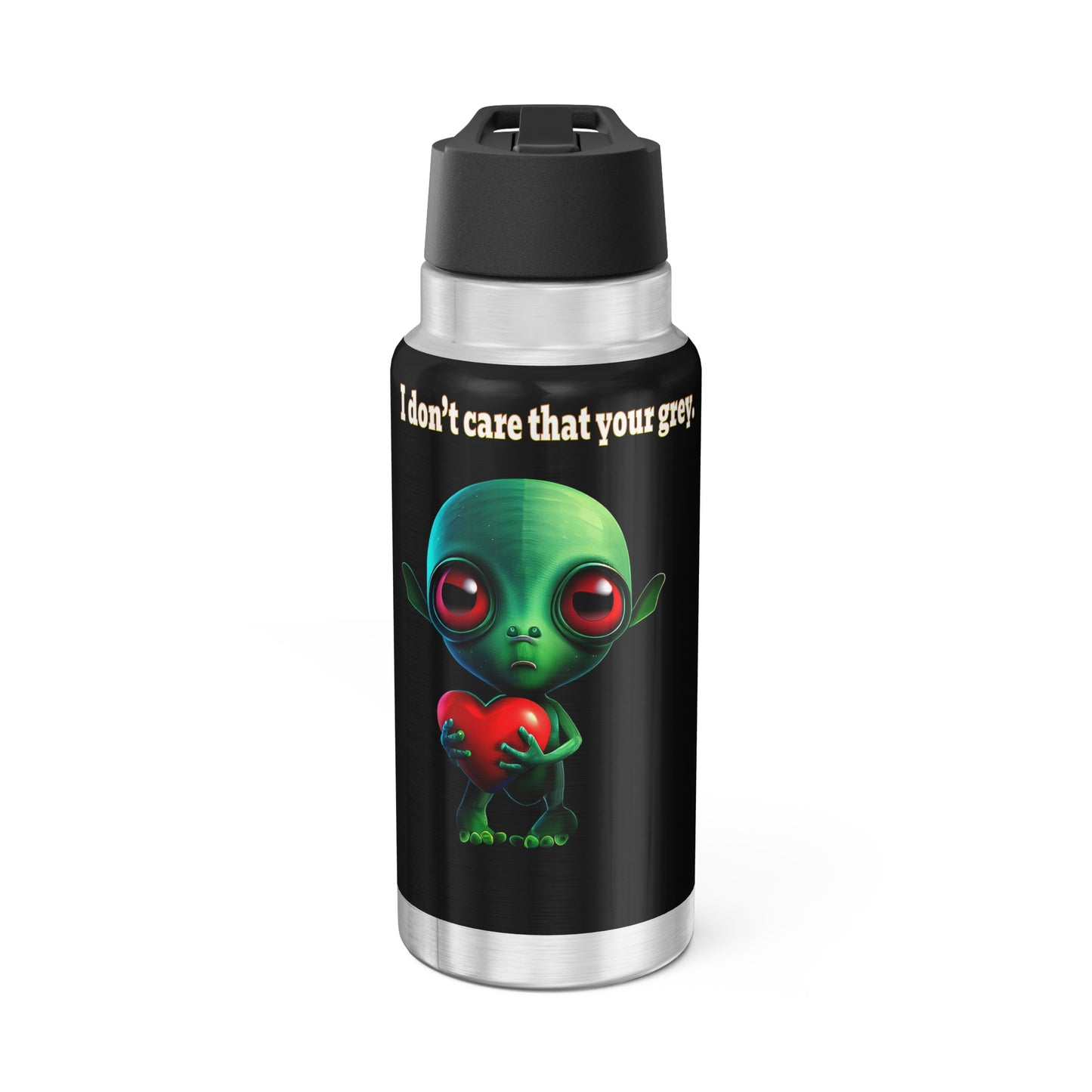 I don't care that your grey - Gator Tumbler, 32oz (black)