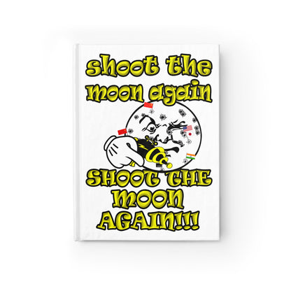 shoot the moon again - journal-lined (white)