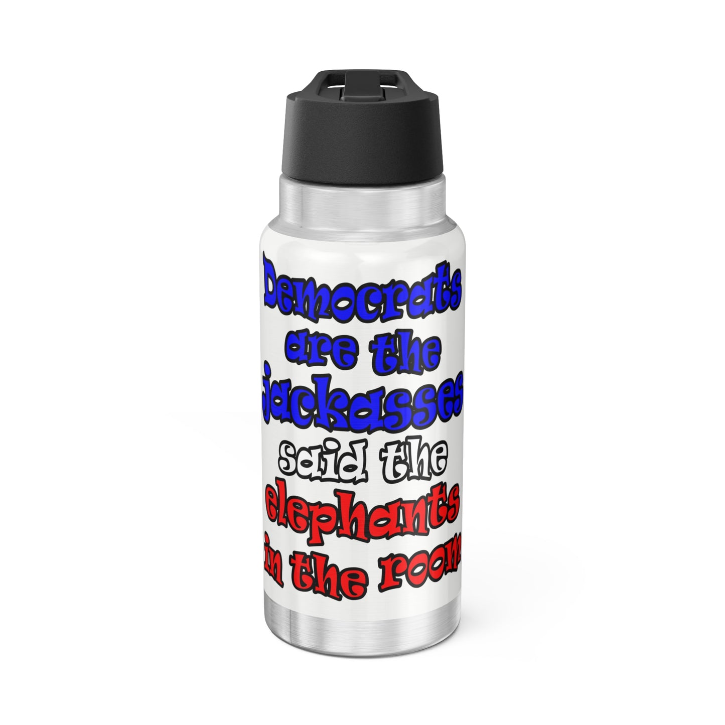 donkeys and elephants - Gator Tumbler, 32oz (white)
