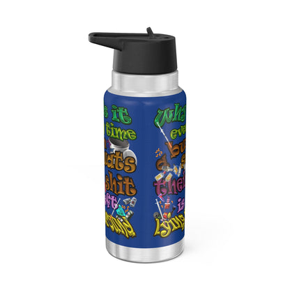 the bum's shit - Gator Tumbler, 32oz (dark blue)