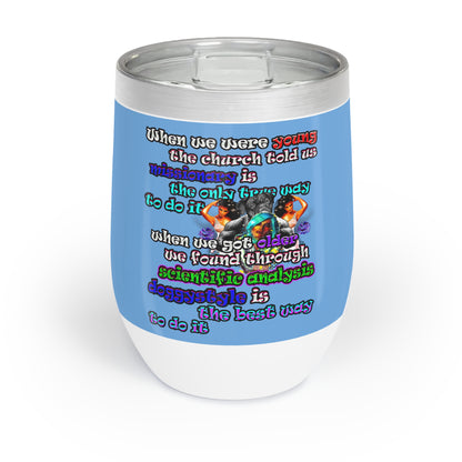 doggystyle - Chill Wine Tumbler (light blue)