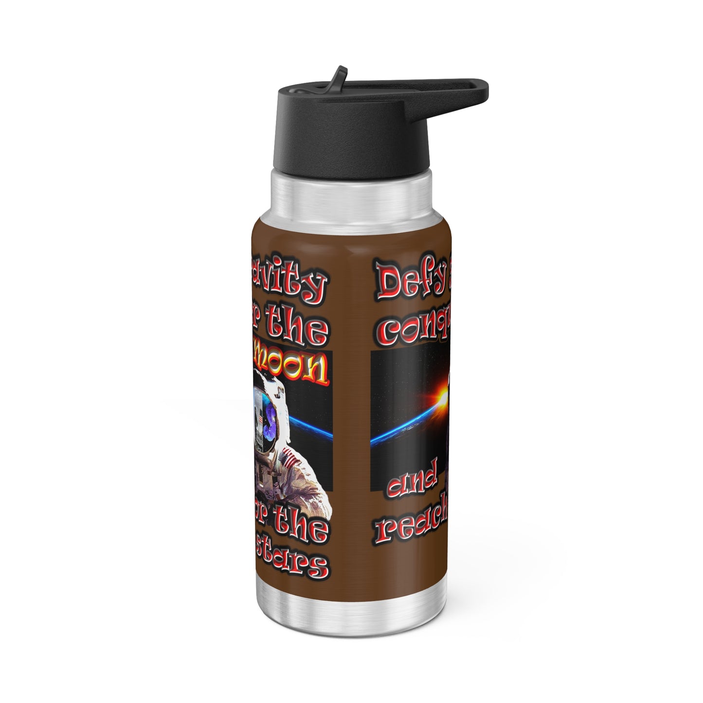 defy conquer reach - Gator Tumbler, 32oz (brown)
