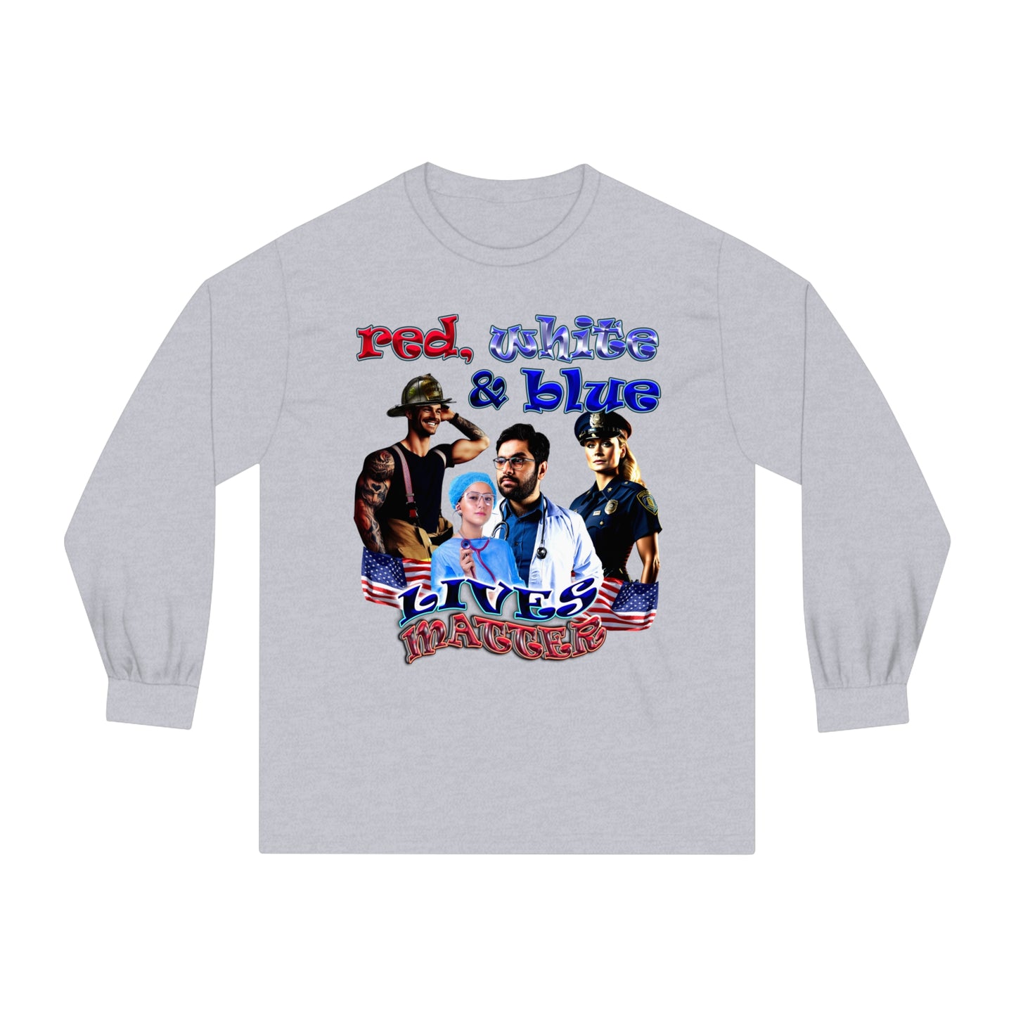 rw&b lives matter - Unisex Classic Long Sleeve T-Shirt