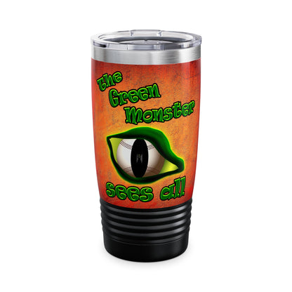 green monster - Ringneck Tumbler, 20oz (burnt orange)