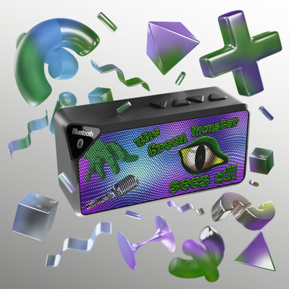 green monster - Jabba Bluetooth Speaker (purple wave)