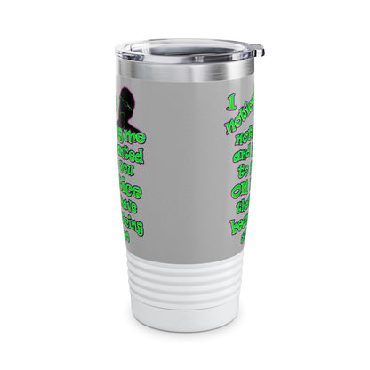 noticed you noticing - Ringneck Tumbler, 20oz (light grey)