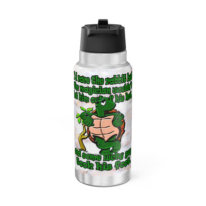 turtle race - Gator Tumbler, 32oz  (white marble)