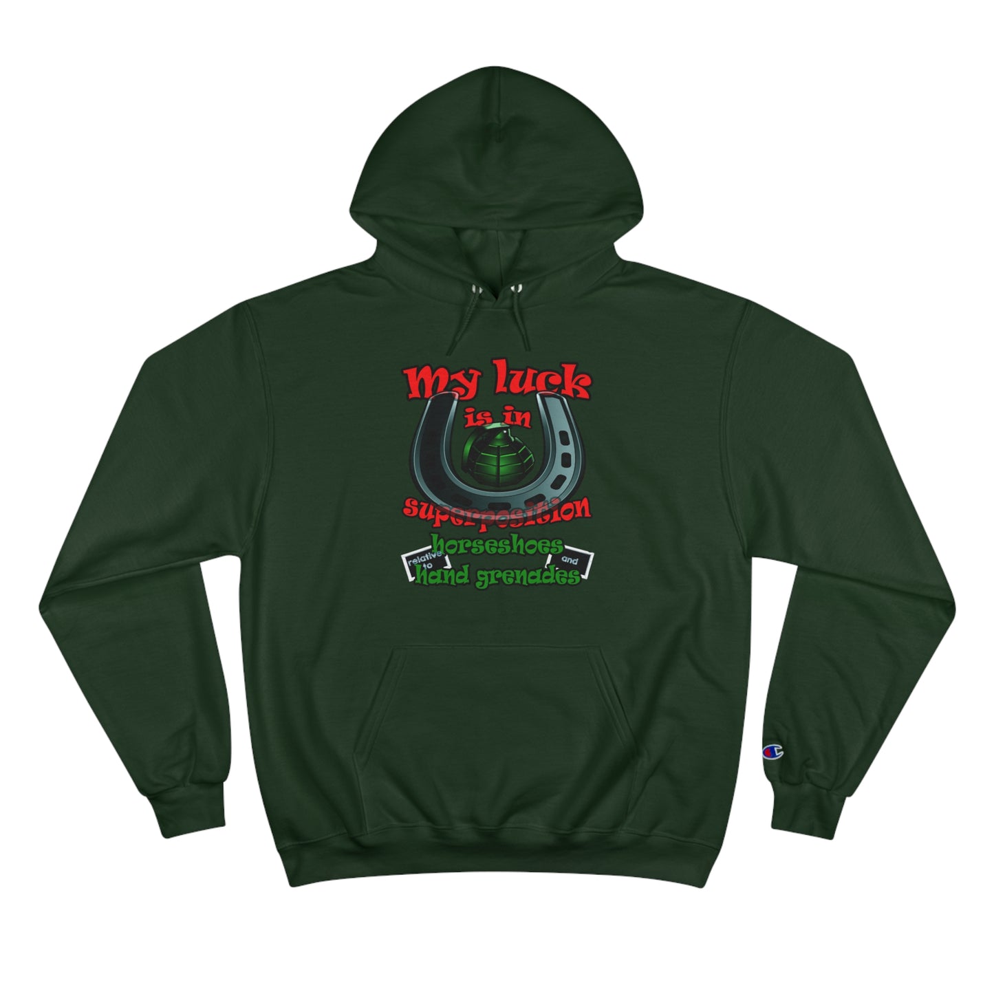 my luck - Champion Hoodie