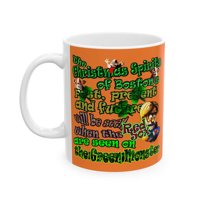 christmas spirits of boston - White Mug (crusta)