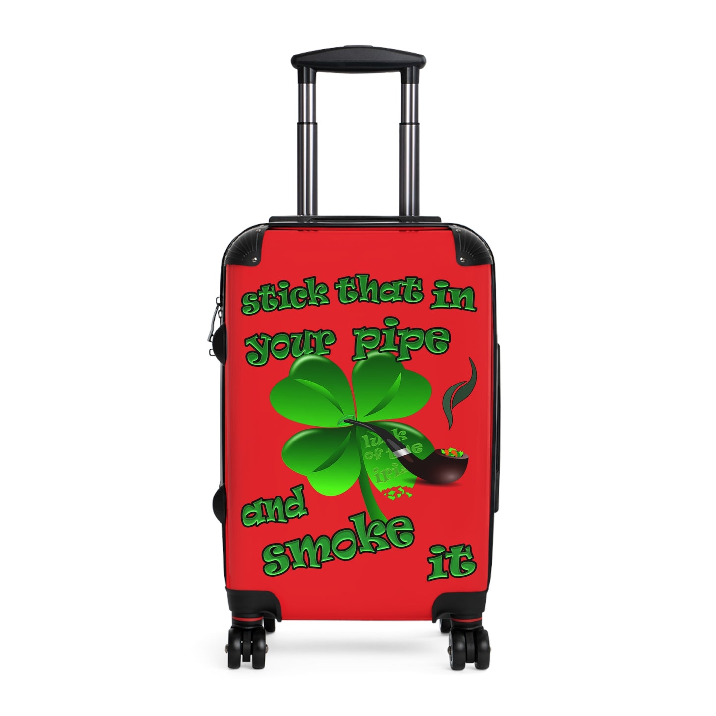 stick that in your pipe and smoke it - Suitcase (red)
