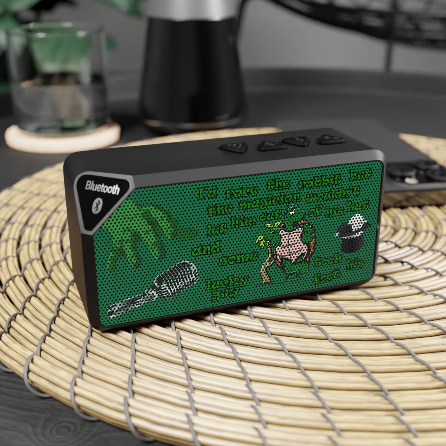 turtle race - Jabba Bluetooth Speaker (dark green)