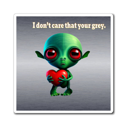 I don't care that your grey - Magnets - (brushed nickel)